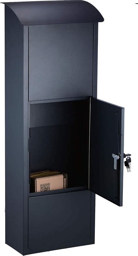 steel package box|Galvanised steel package drop box included 4 keys.